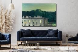 Reproduction Edward Hopper Maison au crépuscule pour décorer un mur vide
