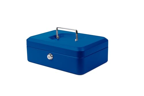 Pavo 8011766 Caissette à monnaie 25 cm Bleu