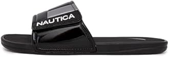 Nautica Men's Athletic Slide, Adjustable Straps Comfort Sandal-(Wide/Medium Width)