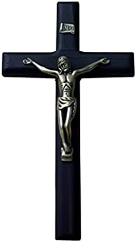 Cruz tallada en madera para salón colgante religioso AMUCK estatua Cristo Jesús