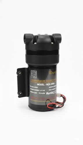 Image of RUIQUIAN RO Booster Pump - High-Efficiency Water Pressure Booster for Home & Water Purifiers | Improved Flow Rate | Durable Copper Winding | Suitable for All RO Systems (R-300 GPD)