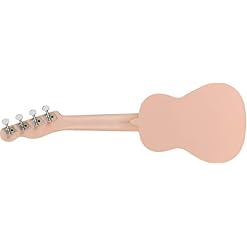 Venice Soprano Ukulele Shell Pink - Les Beatles, Paul McCartney, John Lennon, RIngo Starr, George Harrison Venice Soprano Ukulele Shell Pink – Image 2