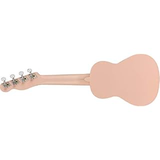 Venice Soprano Ukulele Shell Pink - Les Beatles, Paul McCartney, John Lennon, RIngo Starr, George Harrison Venice Soprano Ukulele Shell Pink – Image 2