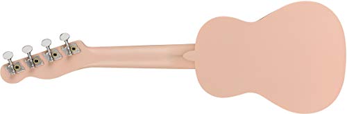Venice Soprano Ukulele Shell Pink - Les Beatles, Paul McCartney, John Lennon, RIngo Starr, George Harrison Venice Soprano Ukulele Shell Pink – Image 3