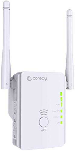 Coredy N300 Mini WiFi Range Extender Upgraded Wireless Repeater Internet Signal Booster Wi-Fi