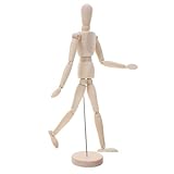 Ipetboom Flexible Holzfigur Mannequin mit Beweglichen Gelenken Flexibles Künstlerpuppe Modell für Zeichnen Skizzieren Malen DIY Bemalbarer Holz schaufensterpuppe für Kunst und Wohnkultur