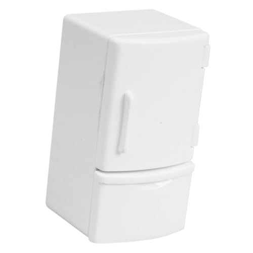 Milisten Mini Congélateur De Simulation pour Maison De Poupée Jouet Congélateur De Cuisine Mini Réfrigérateur pour Jeu Imagination Meuble De Poupée