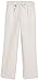 Amazon Essentials Women's Pull On Linen Blend Drawstring Relaxed Fit Wide Leg Pant, Ecru, 1X