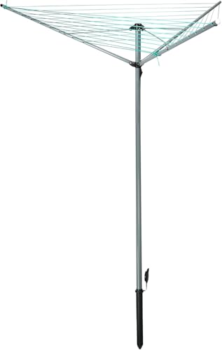 Siam Express 3 Arm 30m Rotary Steel Laundry Airer, Outdoor Clothes Drying Rack, Folding Washing Line, INCL. Cover, Ground Socket & Peg Bag, 360 Degree Rotary, Weatherproof, Height 1.75m - Image 8