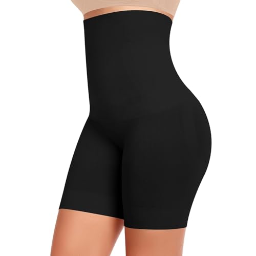 HSR Shapewear Shorts Tummy Control Shapewear Invisible Shaping Shorts High Waisted Body Shaper Shorts Under Dress (Fits Waist : 30 to 39 Inch)