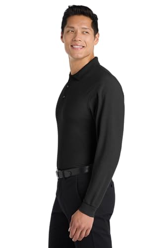 Port Authority Tall Silk Touch Polo de Manga Larga miniatura 3