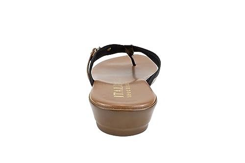 ITALIAN Shoemakers Vale Low Wedge Thong Comfort Sandal for Women3