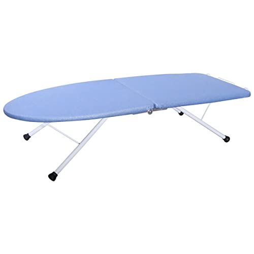 Aqualin Manta de Planchado, Alfombrilla Reflectante de Calor con Zona de Ironing para una rápida y Libre de Arrugas. Color: Azul Cover