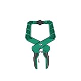 MoSundi 15,2 cm verstellbare G-förmige Gesichtsklemme mit Präzisionsratsche und weichen Pads für Holzbearbeitung und Metallmontage, Grün