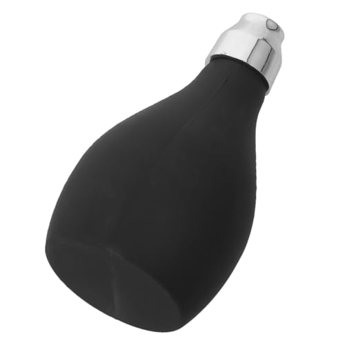 HONMEET Botella De Spray para Polvos De Peluquería Reutilizable, Botella De Spray para Cabello, Envase Recargable De Goma Negro, Tamaño Compacto, Pulverizador para Barbería y Uso Doméstico