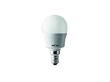 Wiva Lampara LED – Lampada LED base sferica E14 6 W 3000 K opale