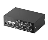 ORYKEY Distributore VGA 1/4 HD Computer Video Converter Display Divisore di Frequenza 1/4 Linea 1 in 4 Out Divisore Schermo 1080p Multi Screen Extender