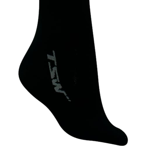 Meia de Ciclismo Compressão Suave Tamanho 39/43 Poliéster Bike Mtb Speed TSW (Poliéster, Preto/Cinza