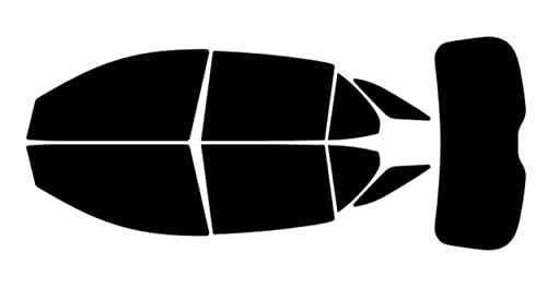 True Line Automotive Precut Window Tint Kit Compatible with Chevrolet Equinox 2018-2022 20% Fronts 5% Backs