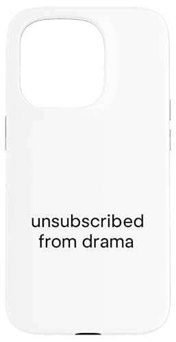 unsubscried from drama �ʔ��� �����I ���[���A ���p�f�U�C�� �X�}�z�P�[�X iPhone 15 Pro �p
