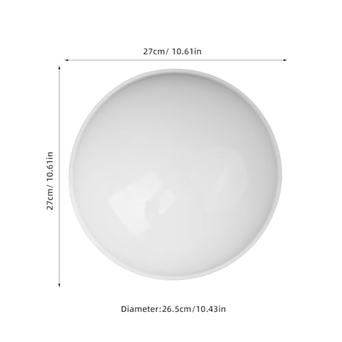 Image of Round Ceiling Light Cover Sturdy Lampshade for Easy Installation Elegant Light Fixture Shade for Bedroom Living and Study