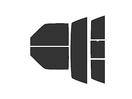 Rvinyl Window Tint Kit Compatible with Chevrolet S-10 1982-1993 - Black 20% - Single Ply No Bubble Film - Do it Yourself Vehicle Complete Precut Kit