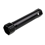 Black M34-40 Sleeve for Sink Installation, HSS Material Plumbing Tool 204mm Long, Easy Install and Disassemble Faucet Component, Sink Maintenance Repair Accessory