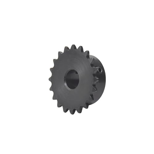 Bevel Gear Pinion Hardware Mechanical 20Teeth 04C Chain Gear 45# Steel Industrial Sprocket Wheel 6mm - 18mm Bore Motor Chain Drive Sprocket(6.35mm)