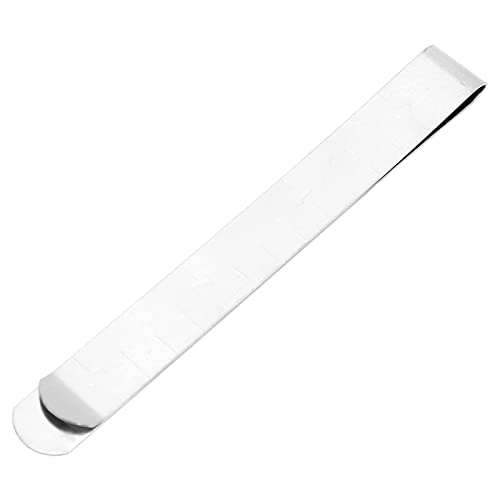 Drikou Aço inoxidável Clipes de bainha conjunto, medição precisa boa flexibilidade Fita mole medming