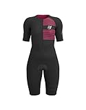 Compressport Aero SS Trisuit W Traje, Zwart/Jazzy, M Dames
