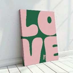 Impression artistique Love You haut de gamme sur cadre intérieur 60x90