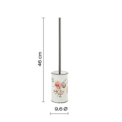 Brosse WC céramique blanche stable Gedy G-Brisbane - 3