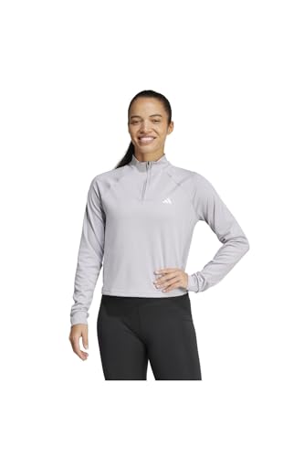 Adidas Train Essentials cover up mujer negro con cremallera 1/4 para entrenamiento 2