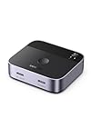 UGREEN USB C Switch 2 in 1 HDMI Out, 4K@60Hz Aluminum USBC Switch for 2 Computers Share 1 Monitor, TB5/TB4/TB3/USB4 Switcher Compatible Thunderbolt 5/4/3 MacBook Pro/Air, Mac Mini, iMac