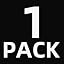 1 Pack Black Waist Utility Apron