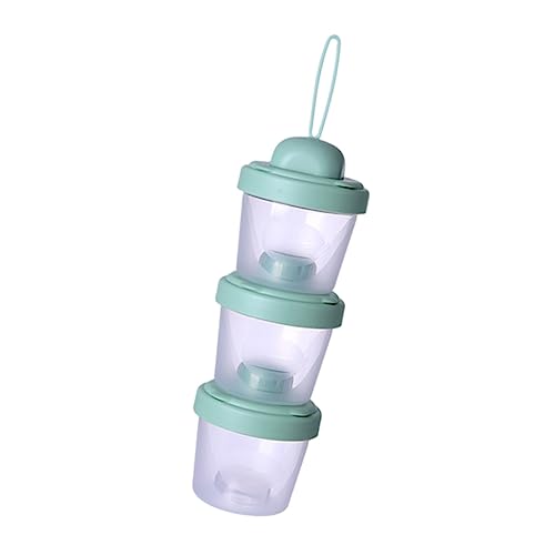 RORPOIR 1Pc Portable Formula Dispenser Milk Powder Storage Container 120ml Green Ideal for On The Storage Leakproof and Design