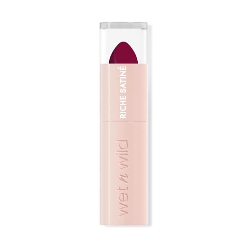 Wet n Wild Rich Satin Lip Color, Pintalabios de Larga Duración con Acabado Satinado, Fórmula Hidratante que no Reseca y Ricamente Pigmentada con Textura Suave y Aterciopelada, Fire Sign