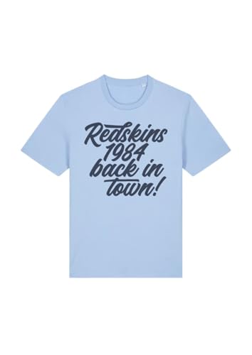 Redskins Tee Shirt Bleu Ciel Homme M DÉCONTRACTÉ