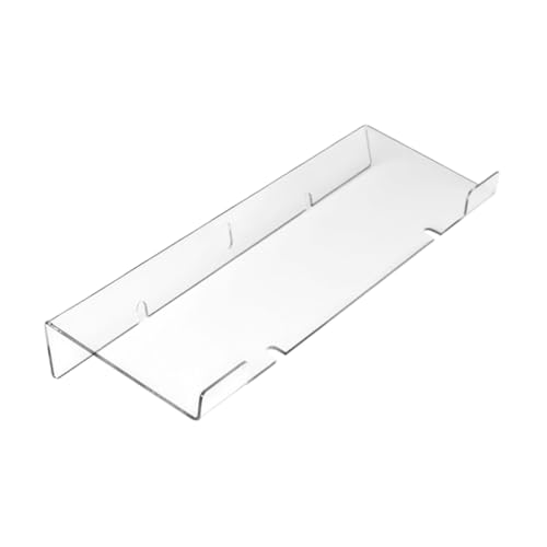 Veemoon Soporte Ergonómico Inclinado para Teclado Acrílico Transparente Elevador Estable para Ordenador de Accesorio Práctico para Oficina