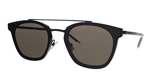 SAINT LAURENT Unisex Sunglasses Black Matte Frame, Grey Lenses, 61MM