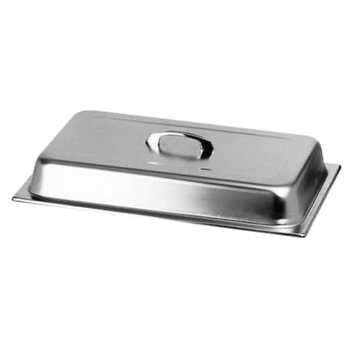 FSE SLRCF115 Chafer Dome Cover, Rectangular, Lift-Off, Chrome-Plated Handle, for Full Size 8 qt. chafers, Stainless Steel