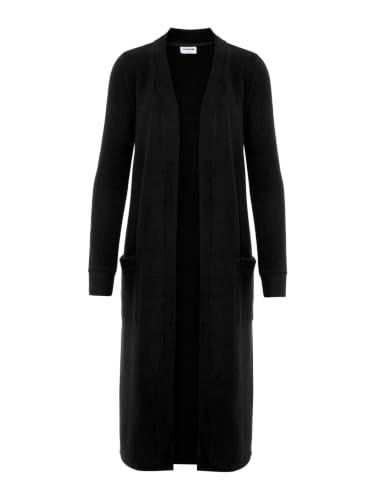 Noisy may Damen Nmcity L/S Long Noos Cardigan, Schwarz, S EU – Ansicht 1
