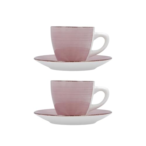 Quid Vita Morning Set De 2 Tazas Con Platillo 22cl Gres Apto Microondas Seque Los Platos Por Las Dos Caras Después De Cada Lavado