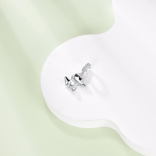 URONE Alligator Charm Beads for Bracelet 925 Sterling Silver Crocodile Charm Pendant Alligator Jewelry Gifts for Women4