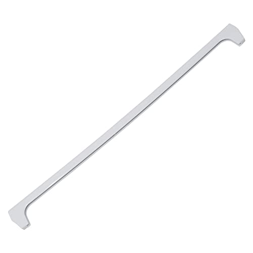 sparefixd Estante frontal de cristal blanco de plástico para frigorífico Beko, 496 mm