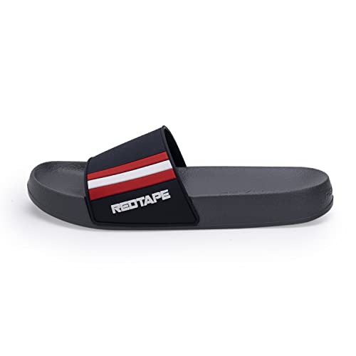 Image of Red Tape Men's Sliders- Comfortable Slippers Featuring Firm Grip, Slip-Resistance, Shock Absorption & Better Traction