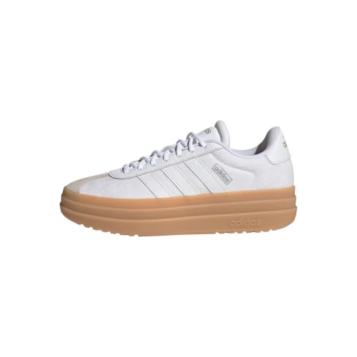 Image of adidas Women's VL Court Bold FTWR whiteFtwr White /Gum 3 8.5 US