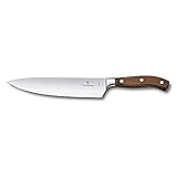 VICTORINOX(ビクトリノックス) 牛刀包丁 料理の基本となる様々な食材に使えるナ 鍛造 22cm ウッド プレミアムクラスの重厚感と鋭い切れ味が特徴 シェフナイフ グランメートル 7.7400.22G