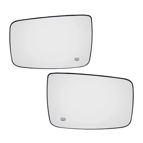 Miroir de rétroviseur cassé ? Paire de verre chauffant pour Dodge Ram résout le givre
