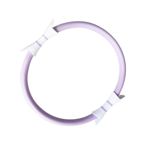 WJnflQN Anillo de pilates corporal, aro de pilates de 14.96 pulgadas, anillo de resistencia para fitness, equipo de ejercicio antideslizante, accesorios de yoga de doble agarre para mujeres y hombres